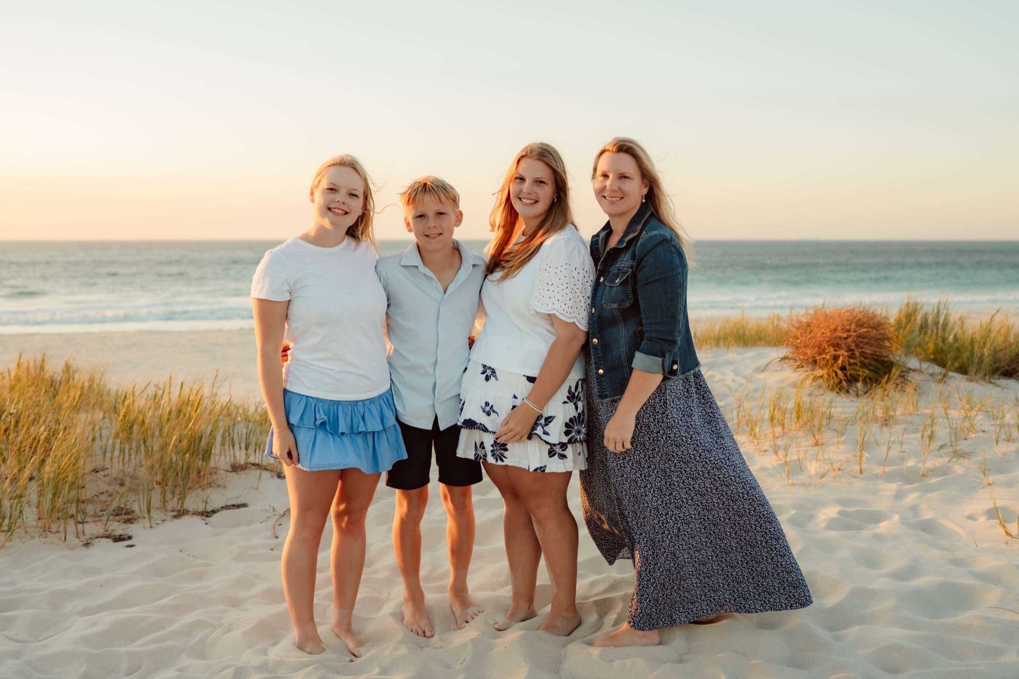 Britta Grubin at the beach — pet grief specialist and animal communicator